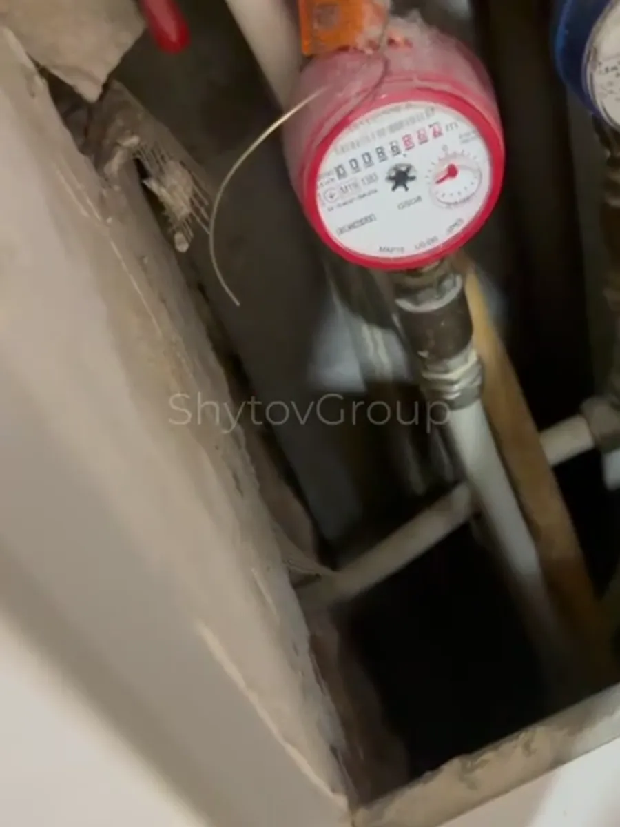 Вузол обліку води: лічильники та підводки — виконано майстром ShytovGroup