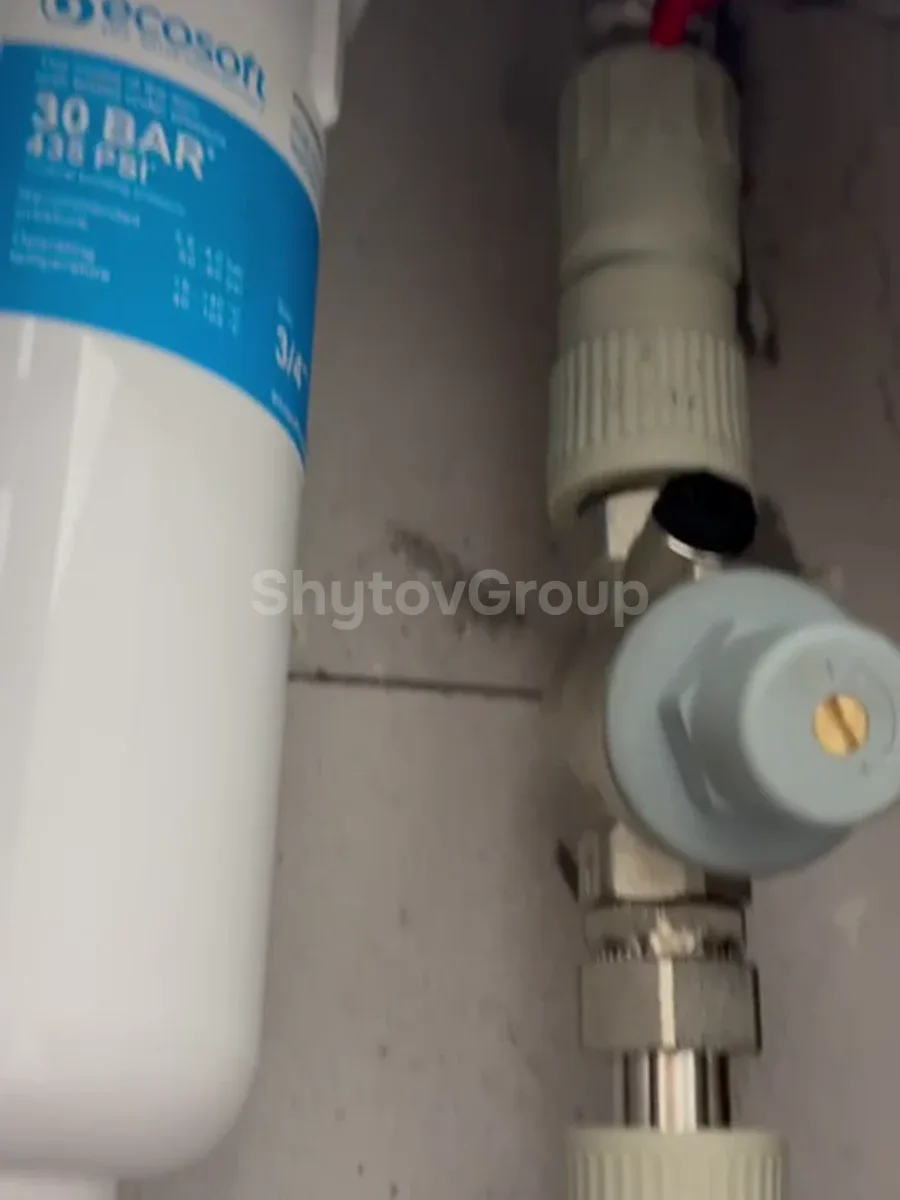 Новий фільтр на вводі води — виконано майстром ShytovGroup